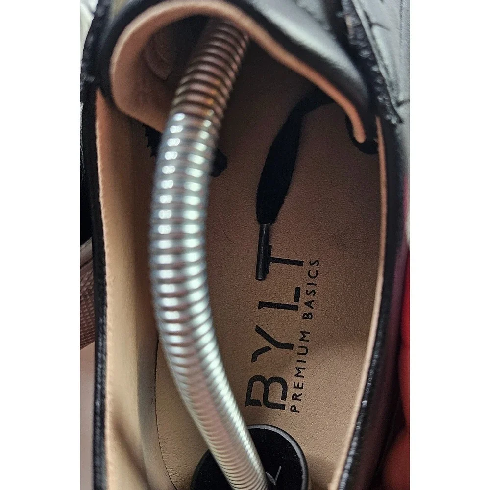 BYLT Everyday 2 Mens Size 12 Shoes Full Grain Leather‎ Casual Sneakers Black
